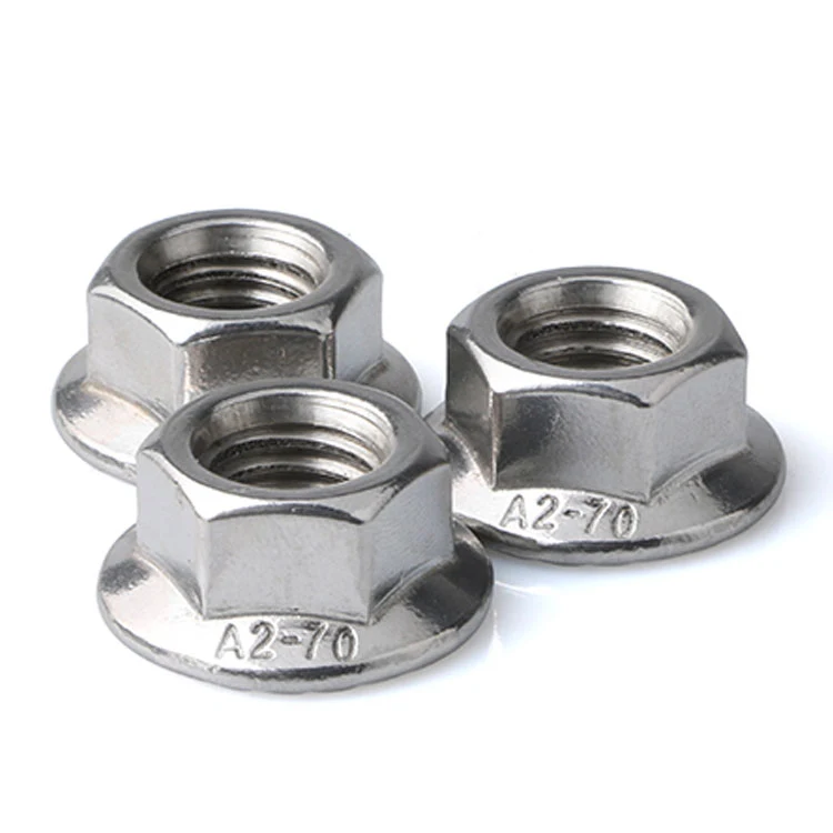 Stainless Steel A2-70 A4-80 SS201 SS304 SS316 DIN6923 Hex Flange Nuts (9)