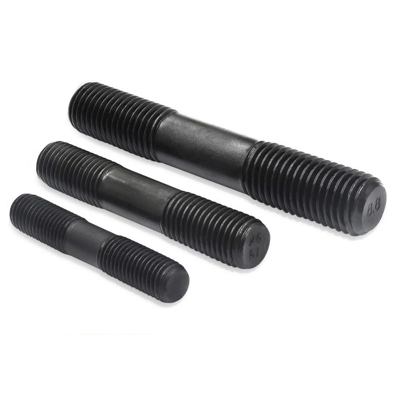 Black Oxide Stell DIN938 Double Ending Stud Bolts