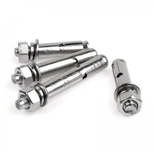 304 stainless steel expansion bolt Galvanized Exploded screw hexagon bolt
