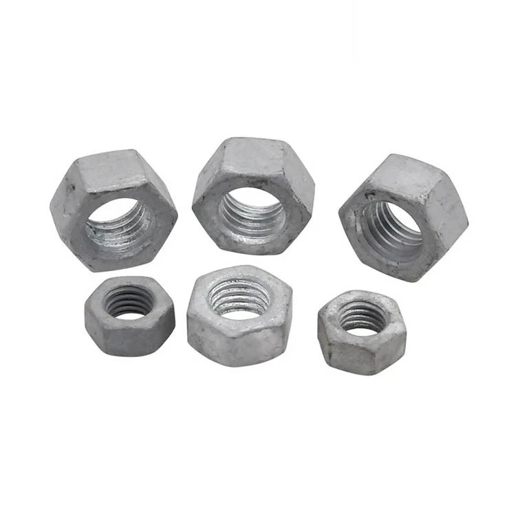 High Strength Grade 4 8 10 12 Steel Hot Dip Galvanized DIN934 Hex Nuts (7)