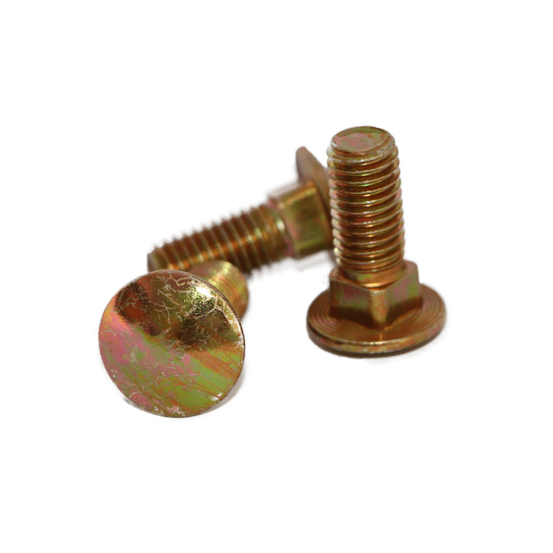High Strength Grade 4.8 8.8 10.9 12.9 Yellow Zinc Plated DIN603 Carriage  ( (3)