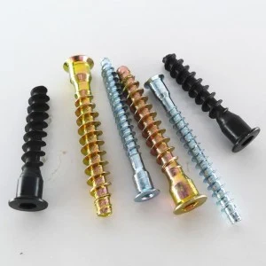 Countersunk hexagon socket head tapping screws Yellow zinc plating Wood screws