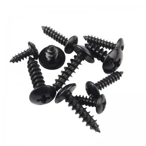 Cross large Pan head screw DIN968 high strength round head Flat tapping screw with gasket