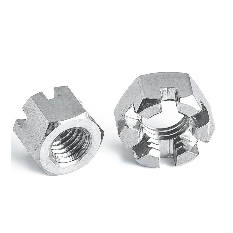 Stainless Steel A2-70 A4-80 SS201 SS304 SS316 DIN935 Castle Nuts (6)