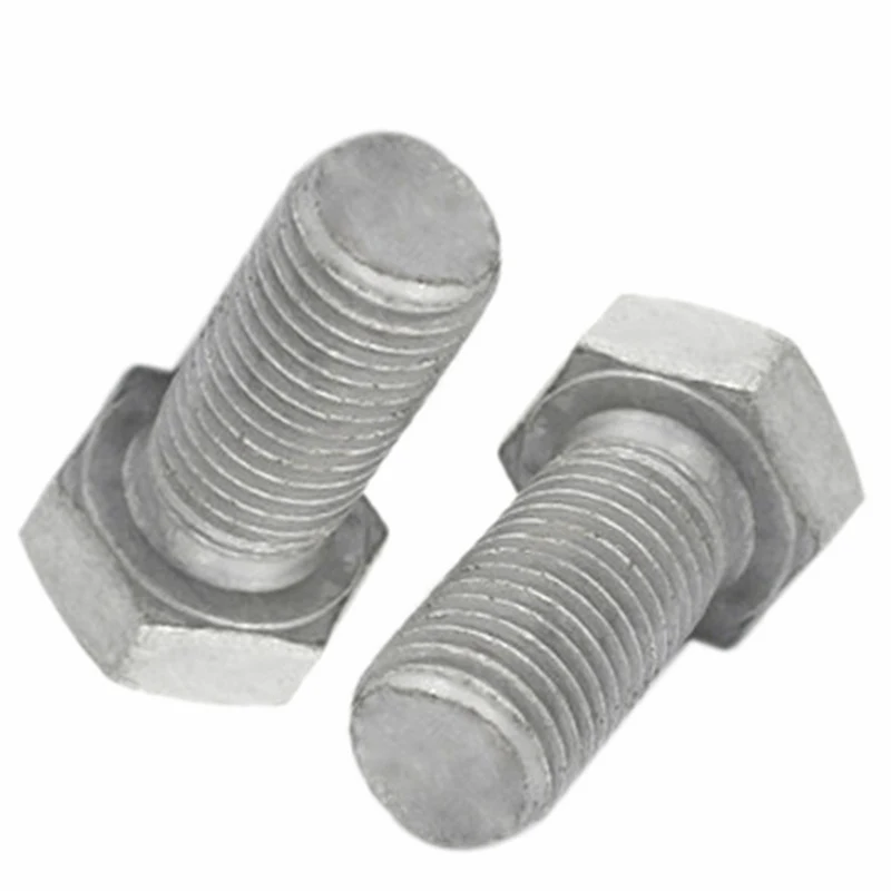 High Strength Grade 8.8 10.9 12.9 Steel DIN931 DIN933 Hot Dip Galvani (