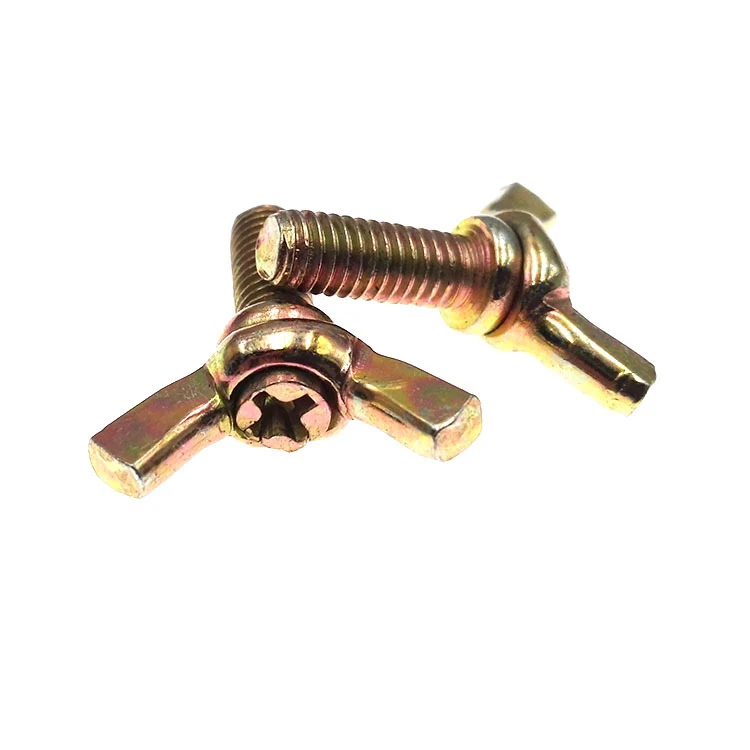 High Strength Grade 4.8 8.8 10.9 12.9 Yellow Zinc Plated DIN316 Butterf ( (7)