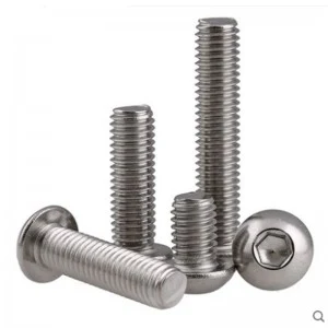 Stainless Steel A2-70 A4-80 SS201 SS304 SS316 ISO7380 Button Head Hex Socket Bolts