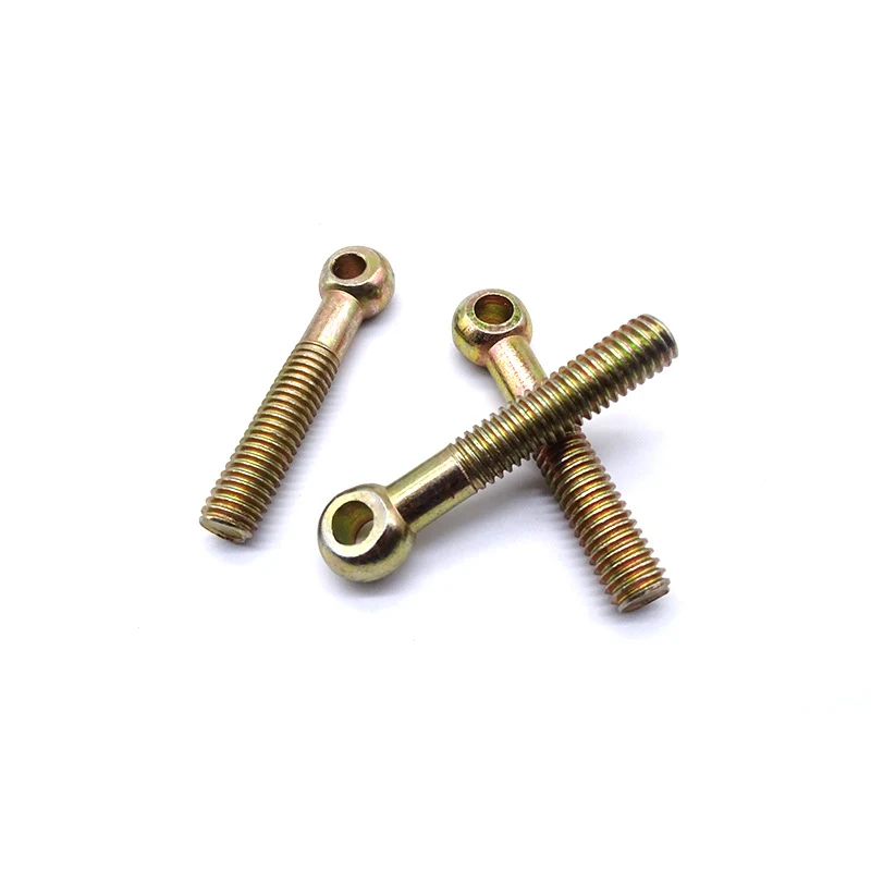 High Strength Grade 4.8 8.8 10.9 12.9 Steel Yellow Zinc Plated DIN444 Eye Bol ( (5)