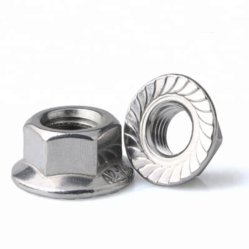 Stainless Steel A2-70 A4-80 SS201 SS304 SS316 DIN6923 Hex Flange Nuts Featured Image