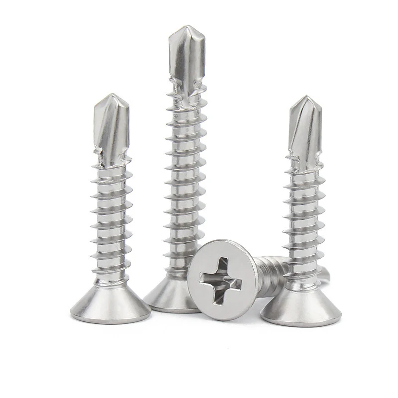 Stainless Steel Countersunk CSK Flat Head Drill Screw Self-drillng Screws