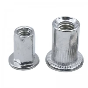 High strength Flat head hex rivet nuts aluminum alloy