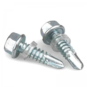 Cross hexagon Flange tapping screw 304 stainless steel Dovetail Self tapping screw
