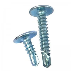 304 stainless steel thin flat head cross recessed tapping screw Cross drilling screw