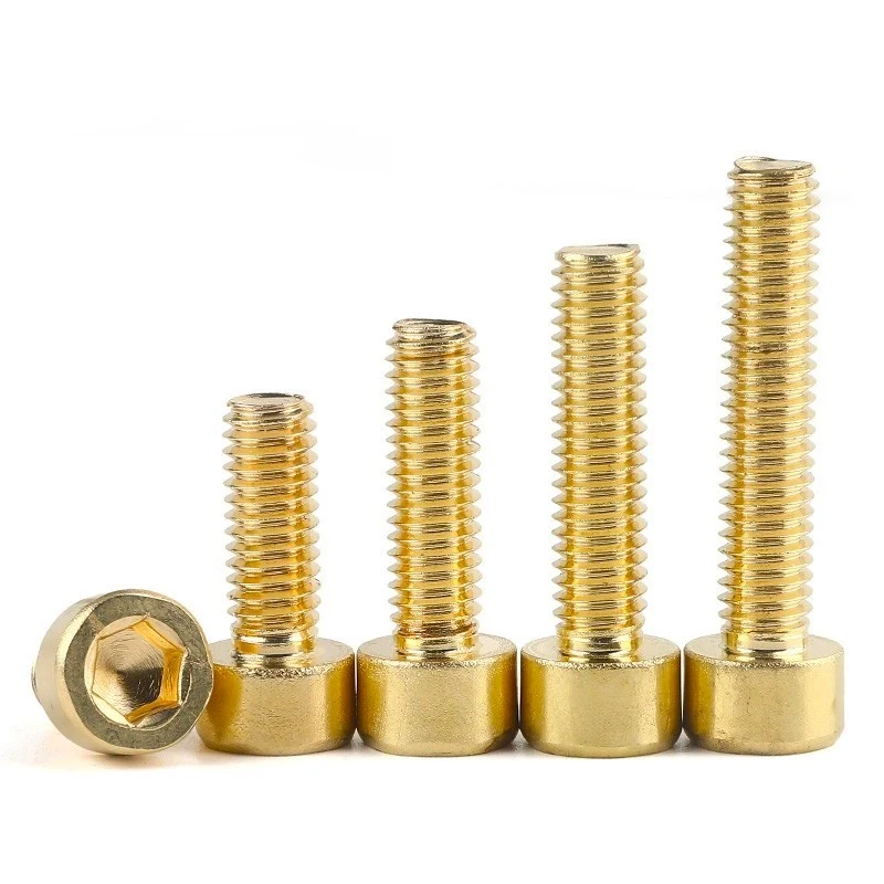 Copper Brass DIN912 Allen Bolts (3)