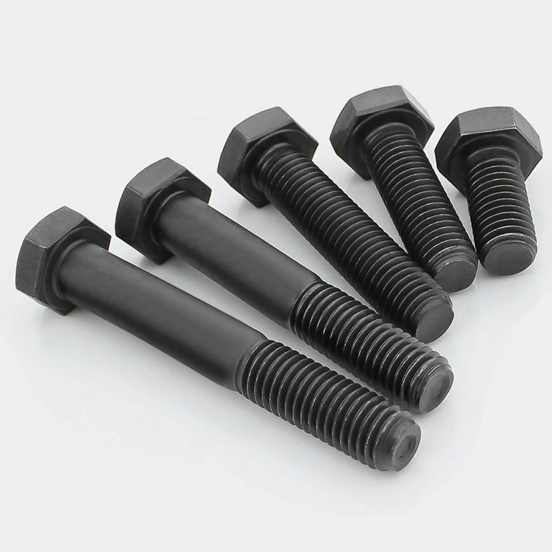 Grade 4.8 Carbon Steel DIN931 DIN933 Black Oxide Hex Bolts Featured Image