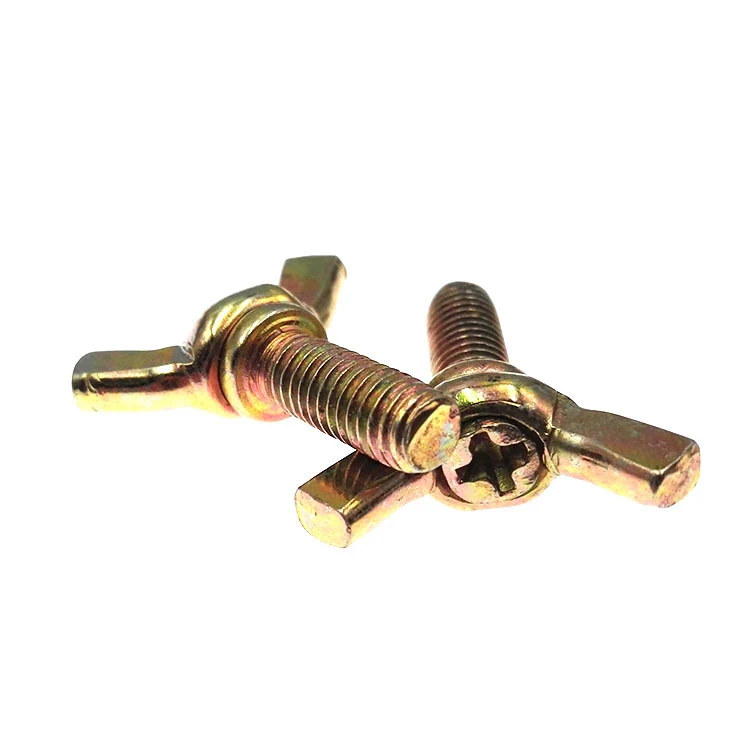 High Strength Grade 4.8 8.8 10.9 12.9 Yellow Zinc Plated DIN316 Butterf ( (9)
