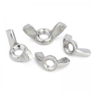 Stainless Steel A2-70 A4-80 SS201 SS304 SS316 DIN315 Butterfly Wing Nuts