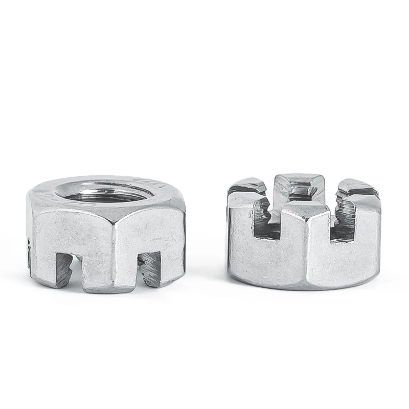 Stainless Steel A2-70 A4-80 SS201 SS304 SS316 DIN935 Castle Nuts (8)