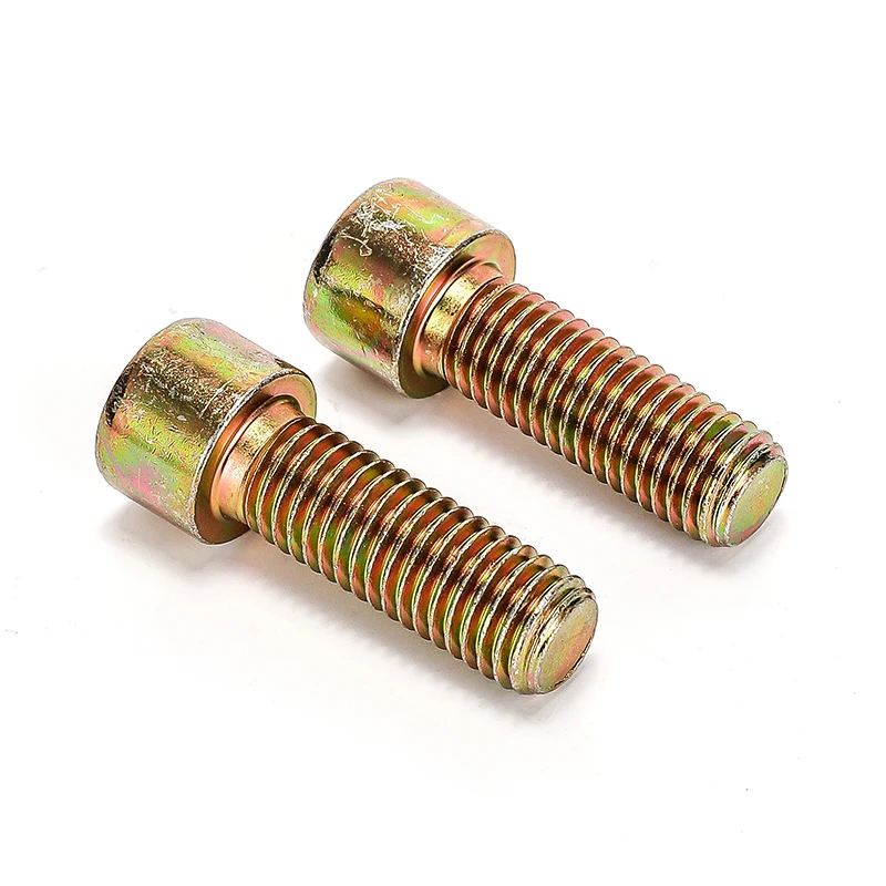 High Strength Grade 4.8 8.8 10.9 12.9 Steel Yellow Zinc Plated DIN912  ( (11)