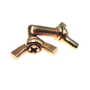 High Strength Grade 4.8 8.8 10.9 12.9 Yellow Zinc Plated DIN316 Butterfly Wing Bolts