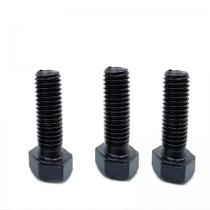 High Strength Grade 8.8 10.9 12.9 Steel DIN931 DIN933 Black Oxide Hex Bolts