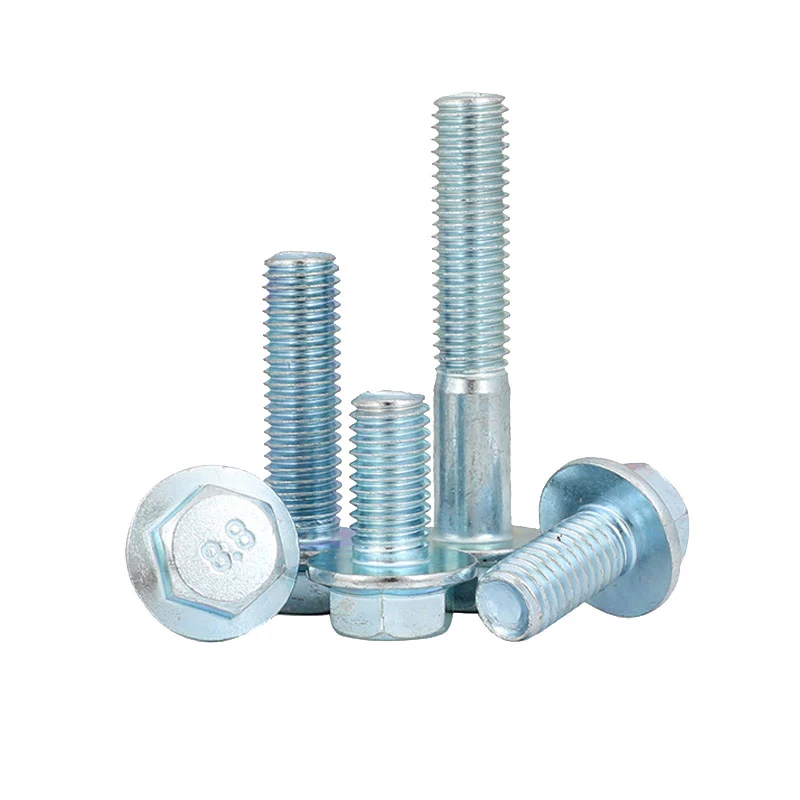 High Strength Grade 4.8 8.8 10.9 12.9 Zinc Plated DIN6921 Flange Bolts Featured Image