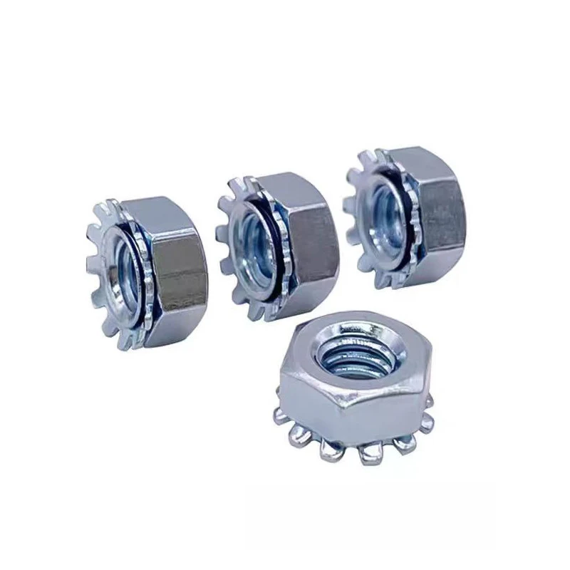 High Strength Grade 4.8 8.8 10.9 12 Blue white zinc plating K Nuts Featured Image