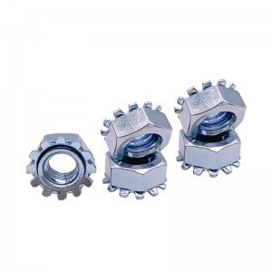 High Strength Grade 4.8 8.8 10.9 12 Blue white zinc plating K Nuts