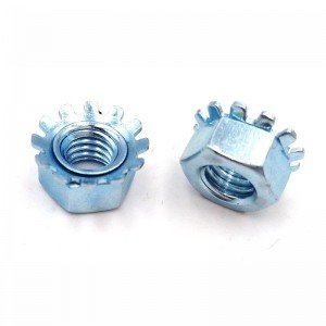 High Strength Grade 4.8 8.8 10.9 12 Blue white zinc plating K Nuts