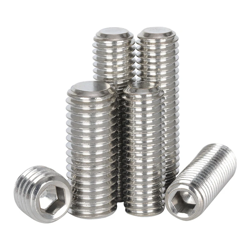 Stainless steel 4.8 8.8 12.9 din913 set bolt Featured Image