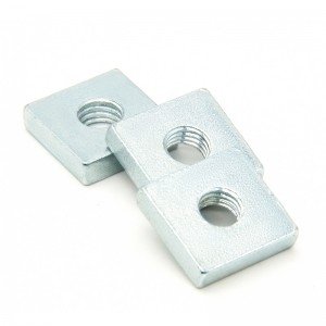 High Strength Grade 4 8 10 12 Steel Galvanized Blue White Zinc Plated DIN562 Square thin nuts