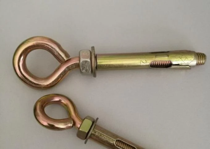 M6~M12 Eye Bolt Expansion Anchor Bolt With Sleeve High Strength For Construction