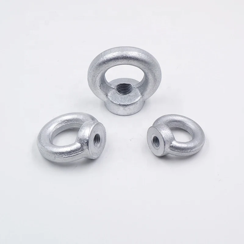 Carbon steel galvanized DIN582 heavy duty lifting eye nut image