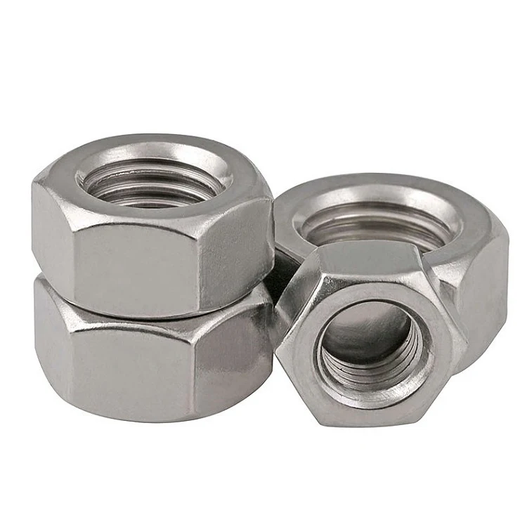 high quality Stainless steel DIN934 hexagon nuts image