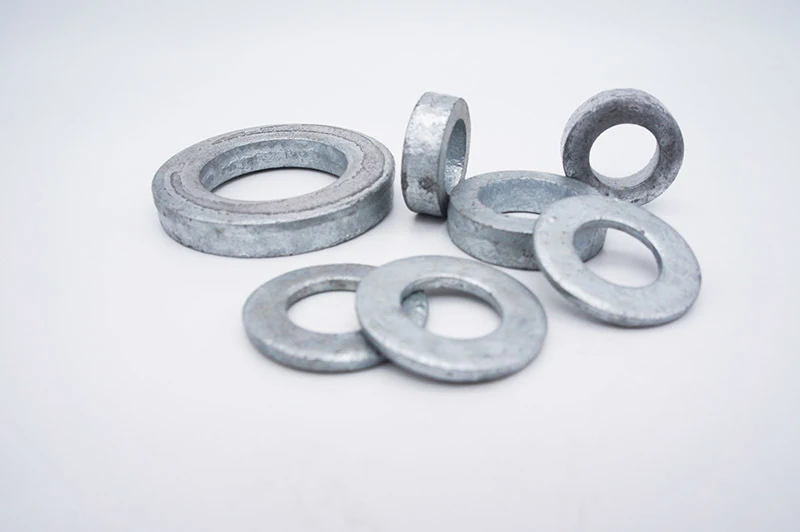 Hot-dip-galvanized-Flat-washer M10 - M30 Metal Washers DIN7989 /DIN125 Standard With Hot Dip Galvanized Finish image 2