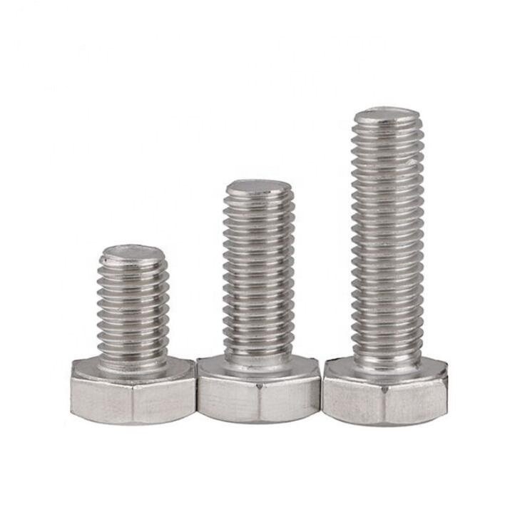 304 and 316 Stainless Hex Bolts Overview