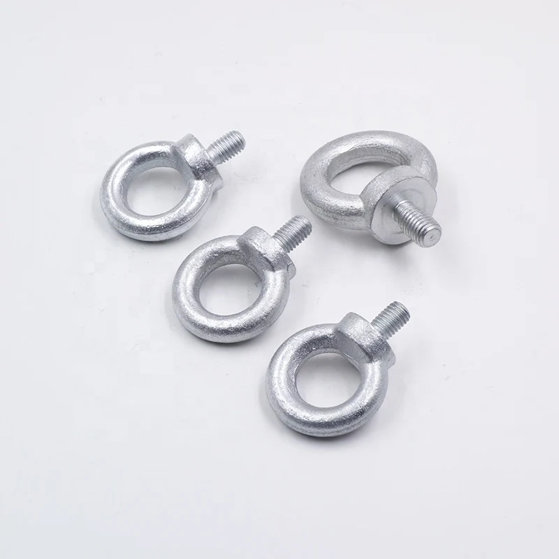 DIN580 Galvanized eyebolt round bolt carbon steel lifting eye bolts image
