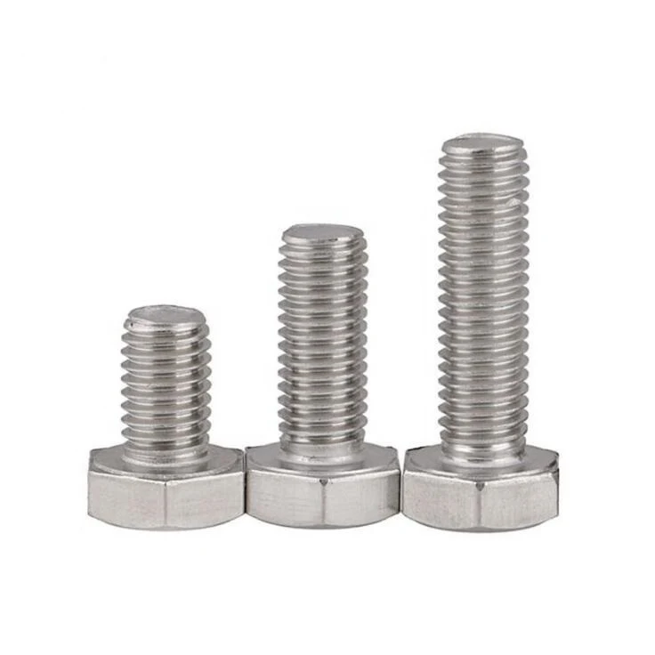 Fasteners DIN933 A2 A4 Stainless Steel 304 hex bolts image
