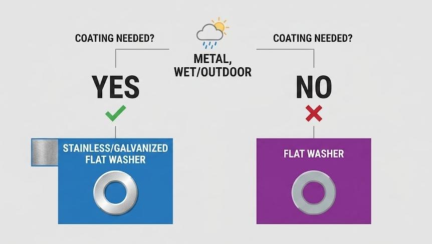 Square washer vs round washer always the right image