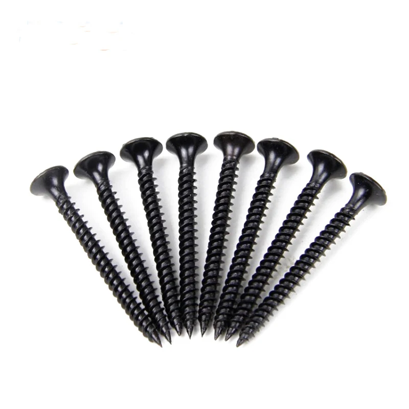 Black Phosphated Phillips Bugle Head Fine Coarse Thread Self Tapping Drywall Screw image 2