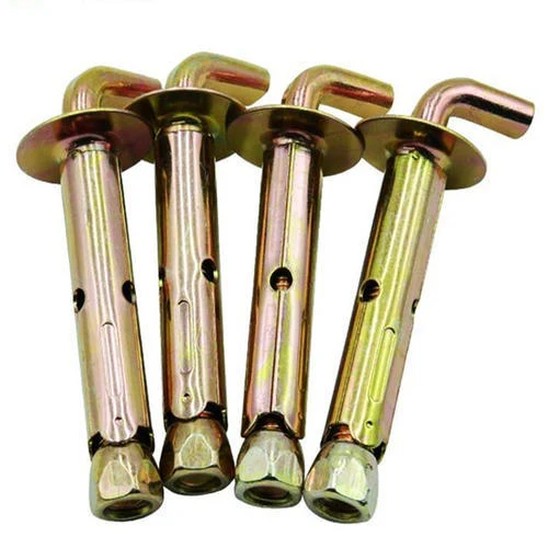 L-hook bolt bolt sleeve anshor yellow Zinc image