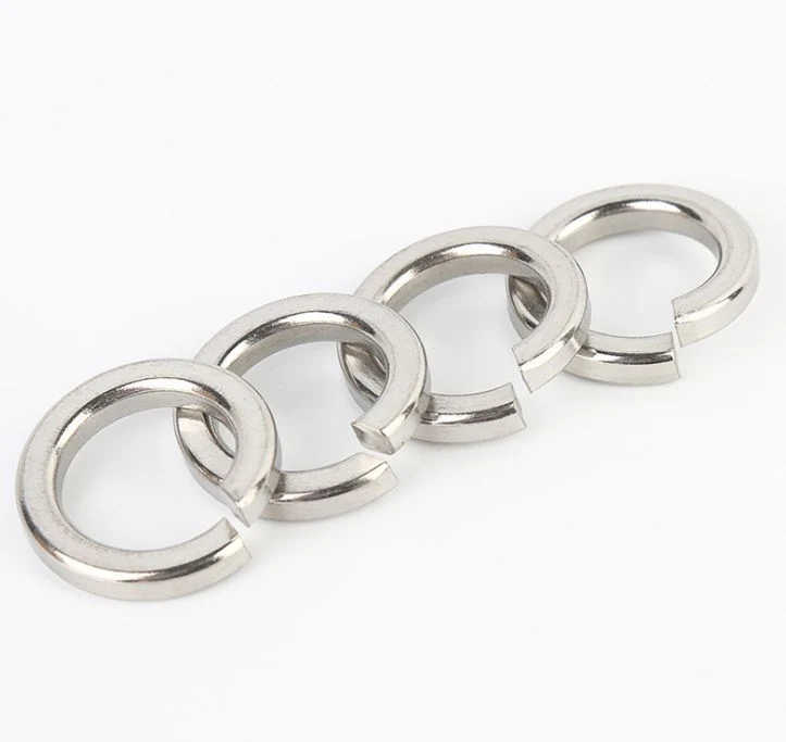 High Quality Stainless Steel M2-M36 Single Coil Spring Lock Washer DIN127 image 2