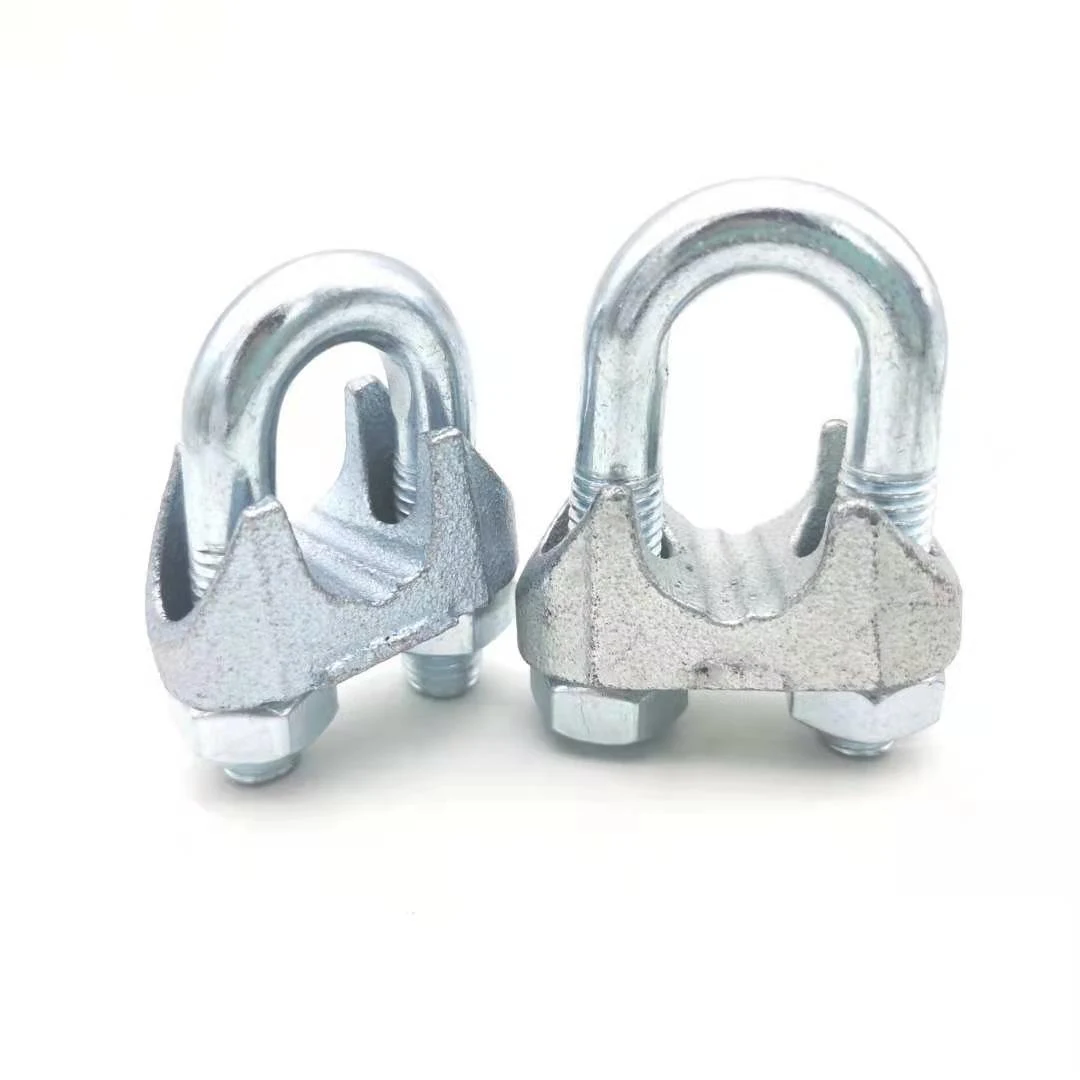 Rigging Hardware din741 lifting malleable cast steel wire rope clamp image