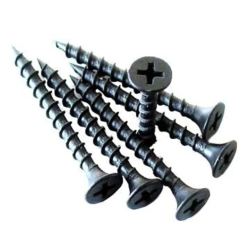 Black Phosphated Phillips Bugle Head Fine Coarse Thread Self Tapping Drywall Screw image 3