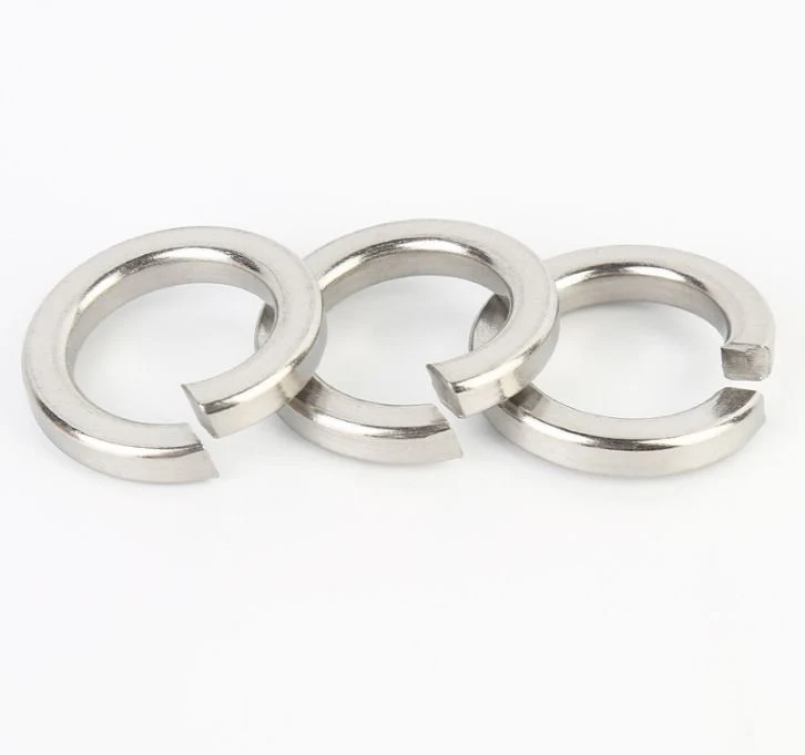 High Quality Stainless Steel M2-M36 Single Coil Spring Lock Washer DIN127 image