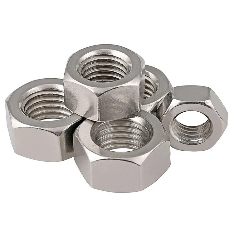 high quality Stainless steel DIN934 hexagon nuts image 2