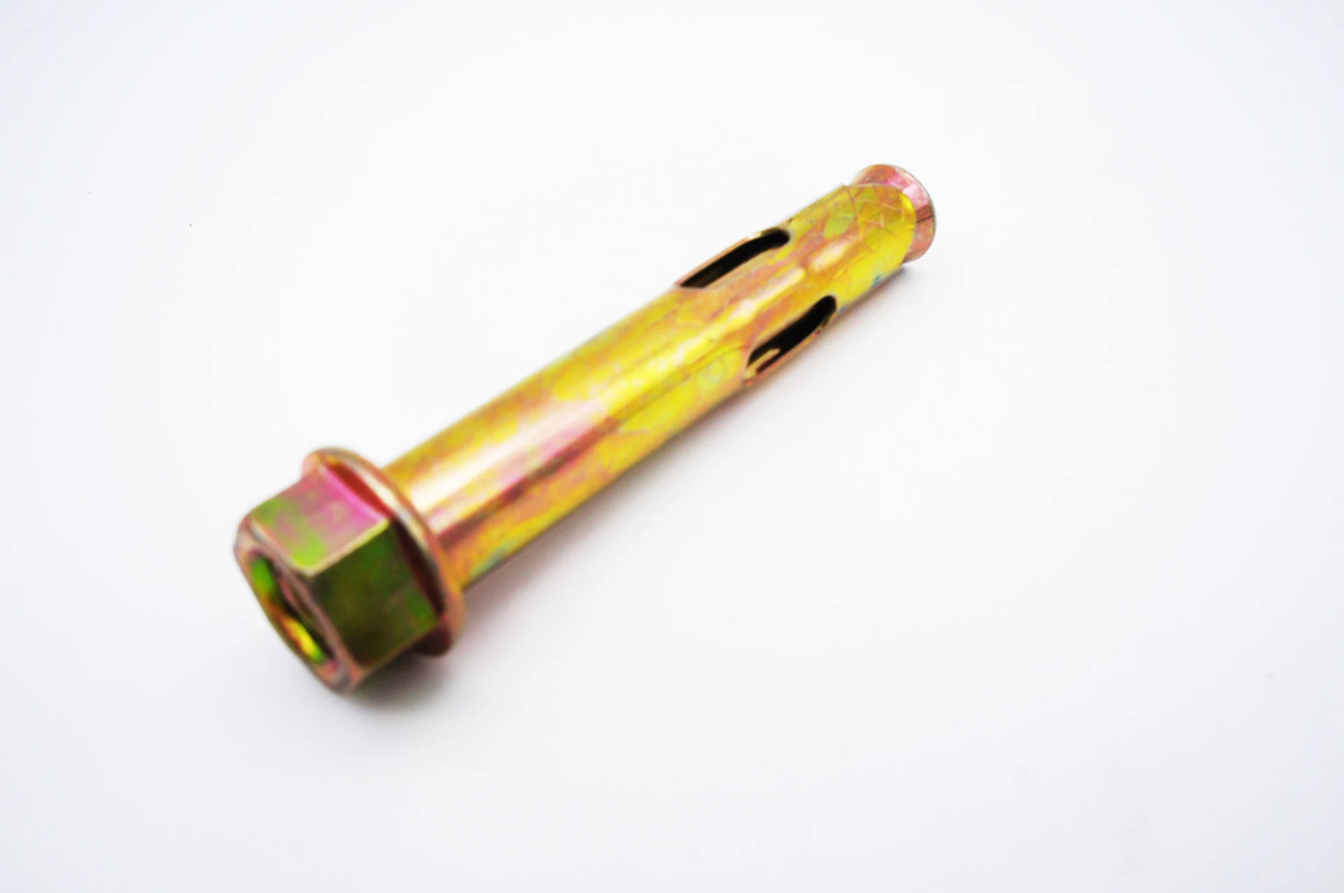 Sleeve Anchor With flange nut , Yellow Zinc Concrete flange anchor bolt image 3