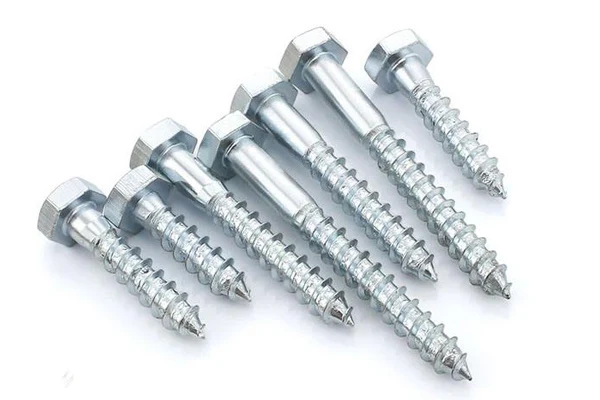 Hex-wood-screw DIN571 with zinc
