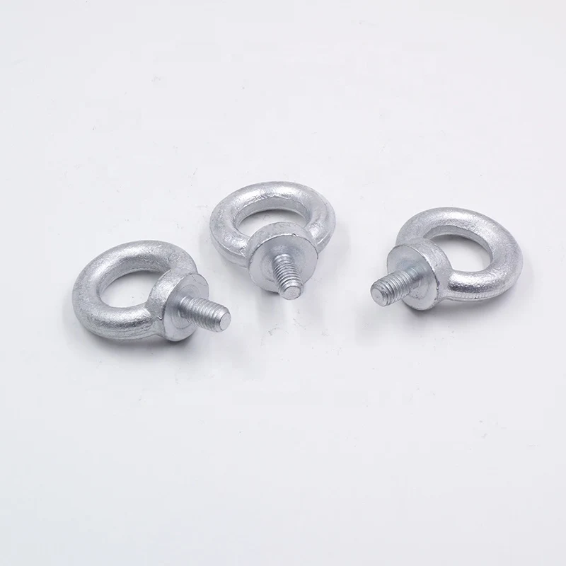 DIN580 Galvanized eyebolt round bolt carbon steel lifting eye bolts image 2