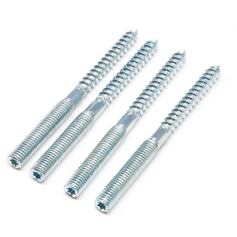 Thread Hanger Stud Dowel Screw, Double Ended Furniture Fixing Hanger Bolt